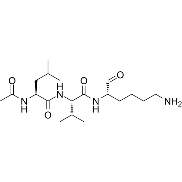Ac-Leu-Val-Lys-Aldehyde 147600-40-6